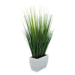 27-inch Grass in Small Farmhouse Rectangle Zinc House of Silk Flowers®