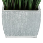 Artificial 27-inch Grass in Small Rectangle Zinc