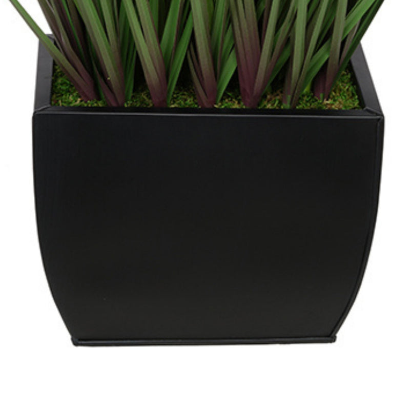 Artificial 28-inch Grass in Medium Rectangle Zinc