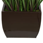 Artificial 28-inch Grass in Medium Rectangle Zinc