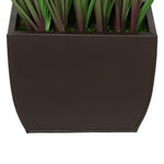 Artificial 28-inch Grass in Medium Rectangle Zinc