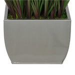 Artificial 28-inch Grass in Medium Rectangle Zinc