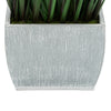 Artificial 28-inch Grass in Medium Rectangle Zinc