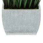 Artificial 28-inch Grass in Medium Rectangle Zinc