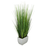 50-inch Grass in X-Large Rectangle Zinc House of Silk Flowers®