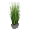 50-inch Grass in X-Large Rectangle Zinc House of Silk Flowers®