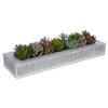 Artificial Pastel Succulent Garden in Farmhouse Zinc Vase House of Silk Flowers®