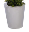 Artificial 36-inch Boxwood Pencil Topiary in Cream Zinc