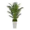 4-1/2 foot Areca Palm in Designer Metal House of Silk Flowers®