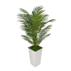 4-1/2 foot Areca Palm in Designer Metal House of Silk Flowers®