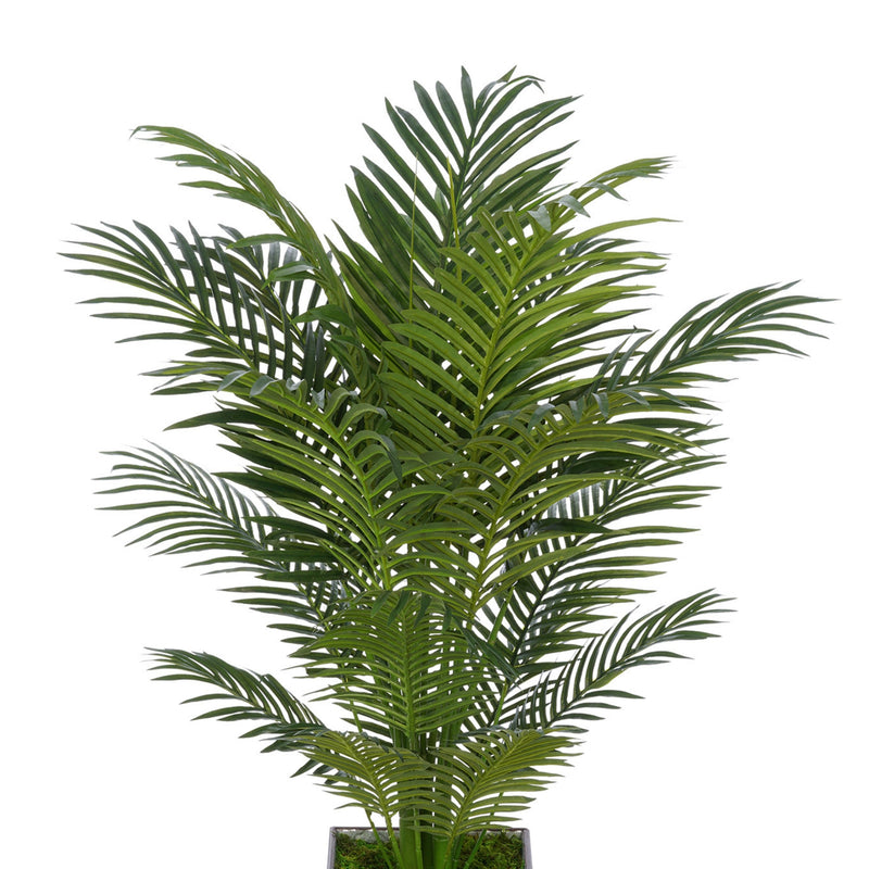 Artificial 4-1/2 foot Areca Palm in Designer Metal