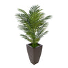 4-1/2 foot Areca Palm in Tapered Square Zinc House of Silk Flowers®