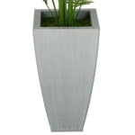 Artificial 4-1/2 foot Areca Palm in Tapered Square Zinc