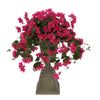 Faux Bougainvillea in Grey Footed Tuscan Urn Planter House of Silk Flowers®