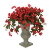 Faux Bougainvillea in Grey-Washed Roman Urn Planter House of Silk Flowers®