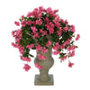 Faux Bougainvillea in Grey-Washed Roman Urn Planter House of Silk Flowers®