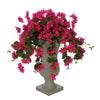 Faux Bougainvillea in Grey-Washed Roman Urn Planter House of Silk Flowers®