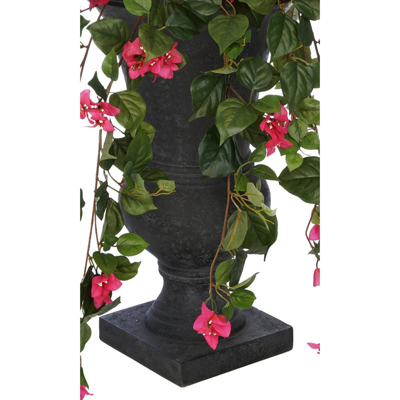 Faux Pink Bougainvillea in Urn Planter