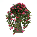 Faux Pink Bougainvillea in Urn Planter