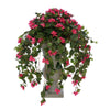 Faux Pink Bougainvillea in Urn Planter