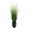 45" Grass in Black Hexagonal Zinc