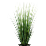 Artificial 50-inch Grass in Wood/Metal Planter