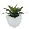 Faux Star Succulent in cream Tapered Zinc Pot