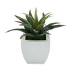 Faux Star Succulent in cream Tapered Zinc Pot