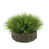 Frosted Farm Grass in Seagrass Tray Basket