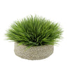 Faux Farm Grass in Large Seagrass Tray Basket