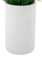 White Cylinder Ceramic Vase