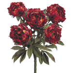 Artificial 21.5" Peony Bush - House of Silk Flowers®
 - 2